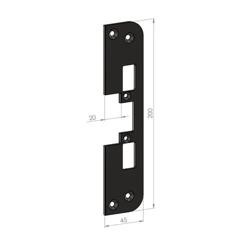 Premium SAFETRON SA87-20 Monteringsstolpe